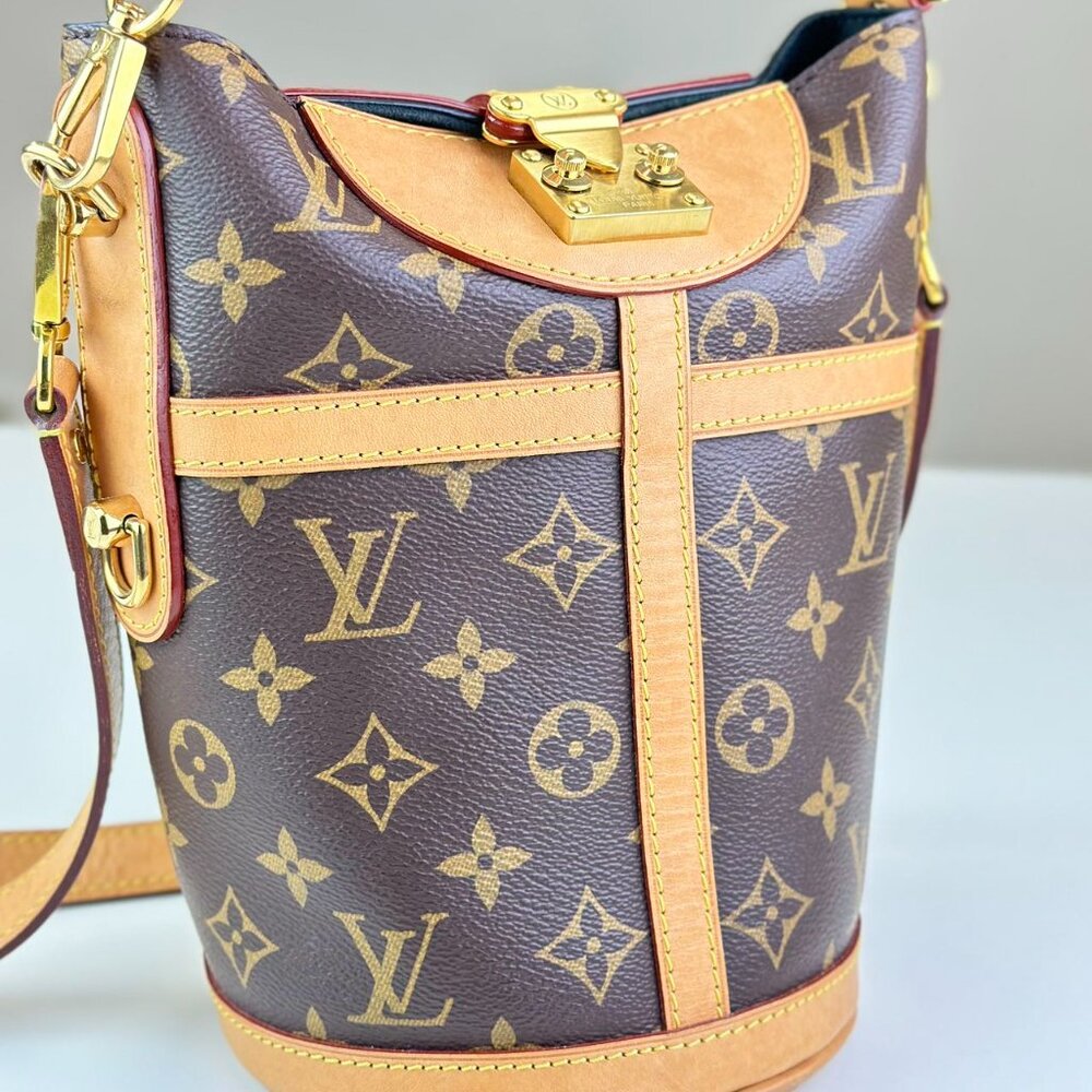 Louis Vuitton Monogram Canvas Duffle Shoulder Bag Crossbody - Picture 5 of 8